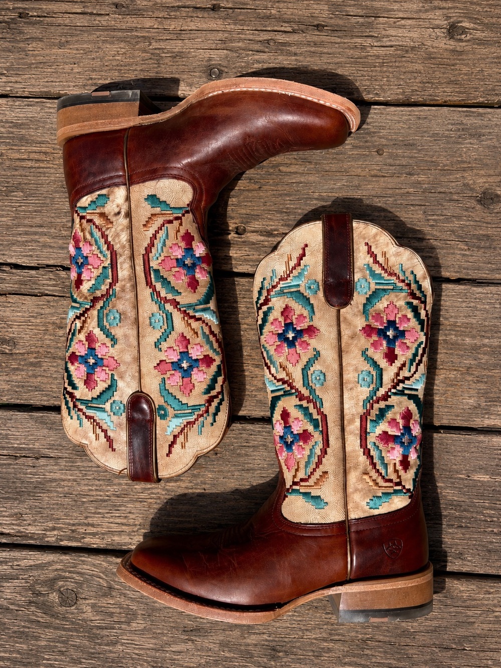 Ariat Frontier Daniella Embroidered Western Boots 7.5B - Picture 7 of 11